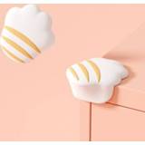 👉 Tafel wit siliconen active kinderen 5 PCS Anti-Collision Protection Corners Guard (Claw Back White)