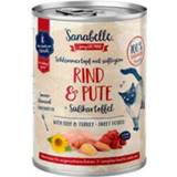 👉 Kalkoen Sanabelle Natvoeding met Rund en - 6 x 380 g 4015598020985 4015598020992