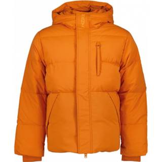 👉 Downjacket l male oranje Thick down jacket