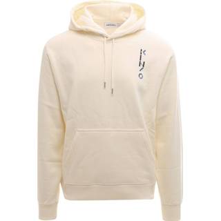 👉 Hoodie l male beige in cotton with logo print. 1646871810851