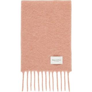 👉 Onesize vrouwen roze Cosy scarf with fringing 7325866908929