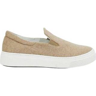 👉 Shoe vrouwen beige Flat shoes