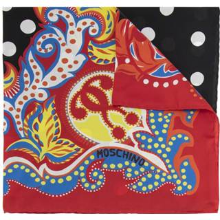 👉 Onesize vrouwen zwart Silk scarf