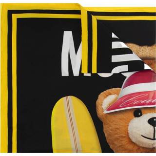 👉 Onesize vrouwen zwart Scarf with teddy bear