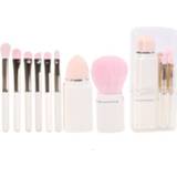 👉 Active 8-in-1%20Vierkant%20Make-up%20Borstel%20Mini%20Draagbaar%20Intrekbaar%20Blush%20Brush%20Ogen%20Schaduw%20Brush%20Novice%20Make-up%20Set%28Melk%20Wit%29