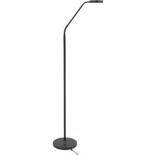 👉 Vloerlamp zwart metaal basic LED gentegreerd binnen a+ Highlight Comfort Portable - 8718379043086