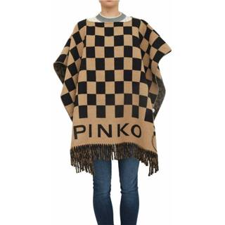 👉 Poncho onesize vrouwen bruin 8055209148437