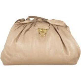 👉 Clutch onesize vrouwen beige Borsa IN Pelle CON Tracolla A Catena