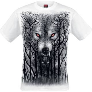 👉 Shirt wit zwart mannen m Spiral - Forest Wolf T-shirt 5055800651551