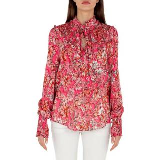 👉 Vrouwen rood Blusa creponne stampata