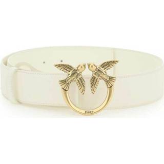 👉 Riem leather l vrouwen wit belt