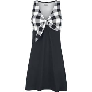 👉 Korte jurk zwart wit vrouwen m Rock Rebel by EMP - Kleid im Rockabella-Look 4064854356184