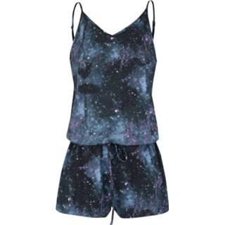 👉 Jumpsuit zwart vrouwen m Full Volume by EMP - mit Galaxy Muster 4064854356832