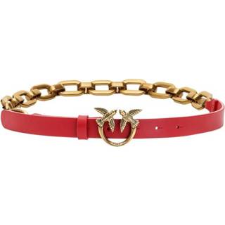 👉 Riem s vrouwen rood Love DAY Macro Chain Belt