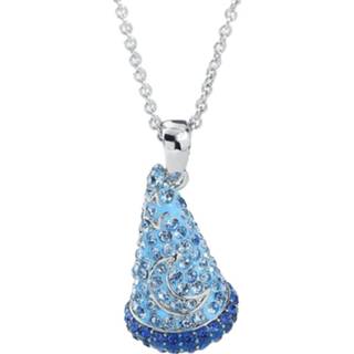 👉 Halsketting zilverkleurig vrouwen Fan Merchandise Mickey & Minnie Mouse - Fantasia Sorcerer's Crystal Hat Necklace 9352777016625
