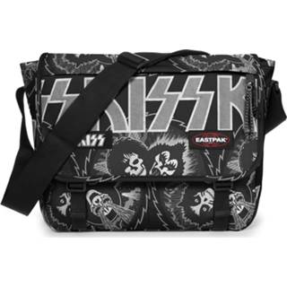 👉 Schoudertas zwart x unisex hoofdmateriaa polyester Kiss - EASTPAK Grunge