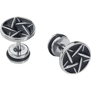 👉 Fake plug zilverkleurig unisex Gothicana by EMP - Dark Pentagram Set 4064854454149