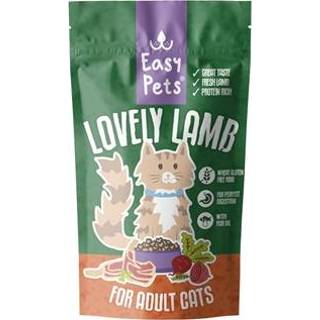👉 Kattenvoer IJzer droogvoer pakket kat Easypets lovely lamb adult 300 GR 8720387301287