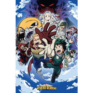 👉 Poster unisex Hoofdmateriaa Papier meerkleurig My Hero Academia - Eri & Group 3665361067535