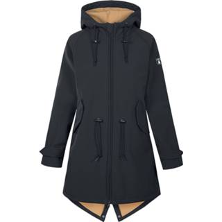 👉 Regenjas zwart active vrouwen Derbe Softshell Dames Island Friese