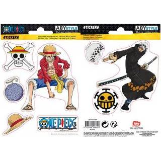 👉 Stickerset unisex meerkleurig One Piece - Luffy und Law Stickersets 3700789258629
