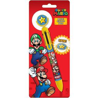 👉 Balpen unisex hoofdmateriaa kunststof meerkleurig Super Mario - Multi-Color Kugelschreiber 5051265728845