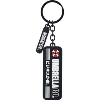 👉 Sleutelhanger zwart rood wit unisex hoofdmateriaa zinklegering Resident Evil - Umbrella 8718526133691