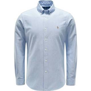 👉 XL male blauw Oxford Skjorte