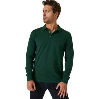 👉 Longsleeve polo l male groen