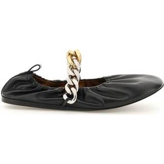 👉 Vrouwen zwart Falabella chain ballet flats