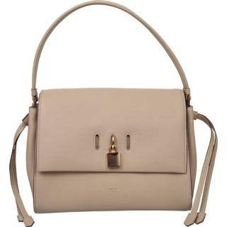 👉 Medium onesize vrouwen beige Bag with padlock