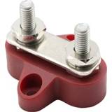 👉 Houten blok rood active Dubbele terminal spiraal vaste draad connector, kleur: M6