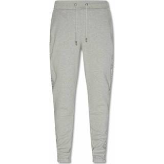 👉 Sweatpant l male grijs Branded Tape Sweatpants