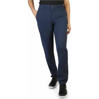 👉 Chino W29 W30 W32 W26 W27 vrouwen blauw Chinos- Xf0Xf00554