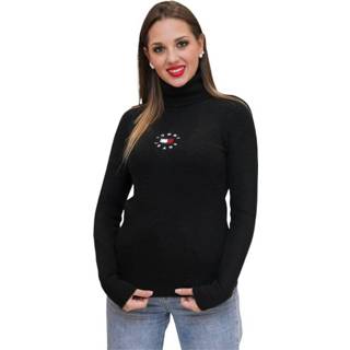 👉 M vrouwen zwart Turtleneck