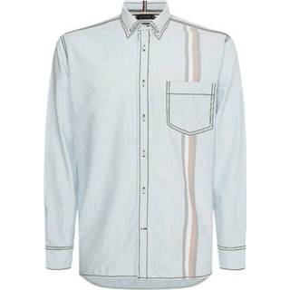 👉 XL male blauw Camicia relaxed fit a righe Ithaca Mw17586
