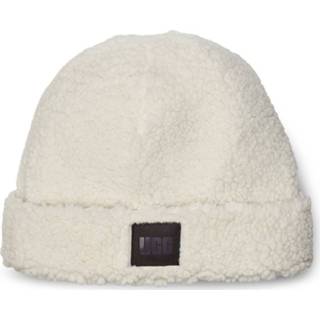 👉 Beanie onesize vrouwen beige Sherpa Cuff