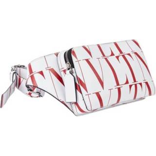 👉 Riem onesize vrouwen wit Vltn Times Belt bag