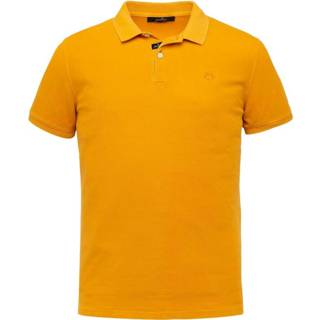 👉 Short sleeve male geel polo 8719419704592