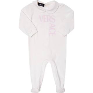 👉 Rompertje unisex wit Romper suit with logo