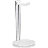 👉 Headset wit aluminium active S-M1 Dubbellaags Opslag Plank Hanger (Pearl White)