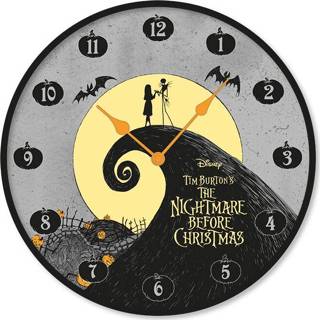 👉 Wandklok multicolor unisex Hoofdmateriaa Nog Onbekend Nightmare Before Christmas - Jack & Sally 5050293858739