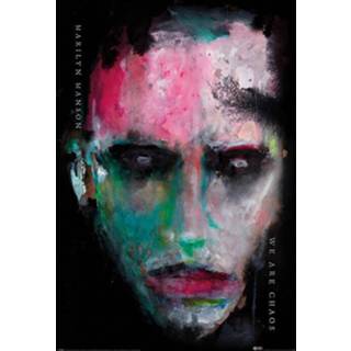 👉 Poster unisex Hoofdmateriaa Papier meerkleurig mannen Manson, Marilyn - We are chaos 5050574348430