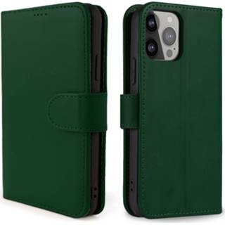 👉 Groen Coverzs iPhone 13 Pro Bookcase hoesje (Groen) 8720626990579