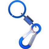 👉 Ornament blauw titanium zilver active 3 STKS SMCP2003 Verbrande Gemodificeerde Sleutel Opknoping Universele Persoonlijkheid Sleutelhanger (Zilver Blauw)