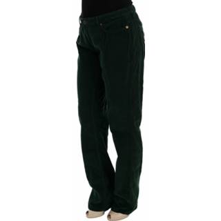 👉 Spijkerbroek W25 W24 vrouwen groen Cotton Corduroys Jeans