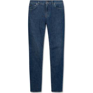 👉 Skinnyjeans male blauw Skinny jeans