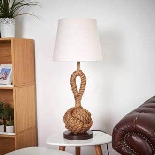 👉 Tafellamp beige Maritiem vormgegeven Nils