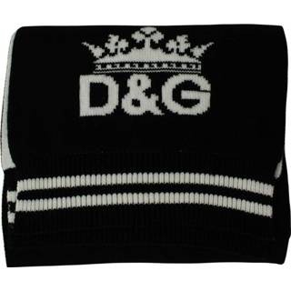 👉 Onesize male zwart Crown Knitted Neck Wrap Scarf 8053286964797
