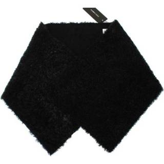 👉 Onesize vrouwen zwart Lamb Shearling Scarf